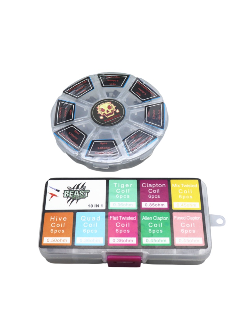 Clapton Wire Pre Built - 48Pcs/Set Pre Built Coils RTA RDA