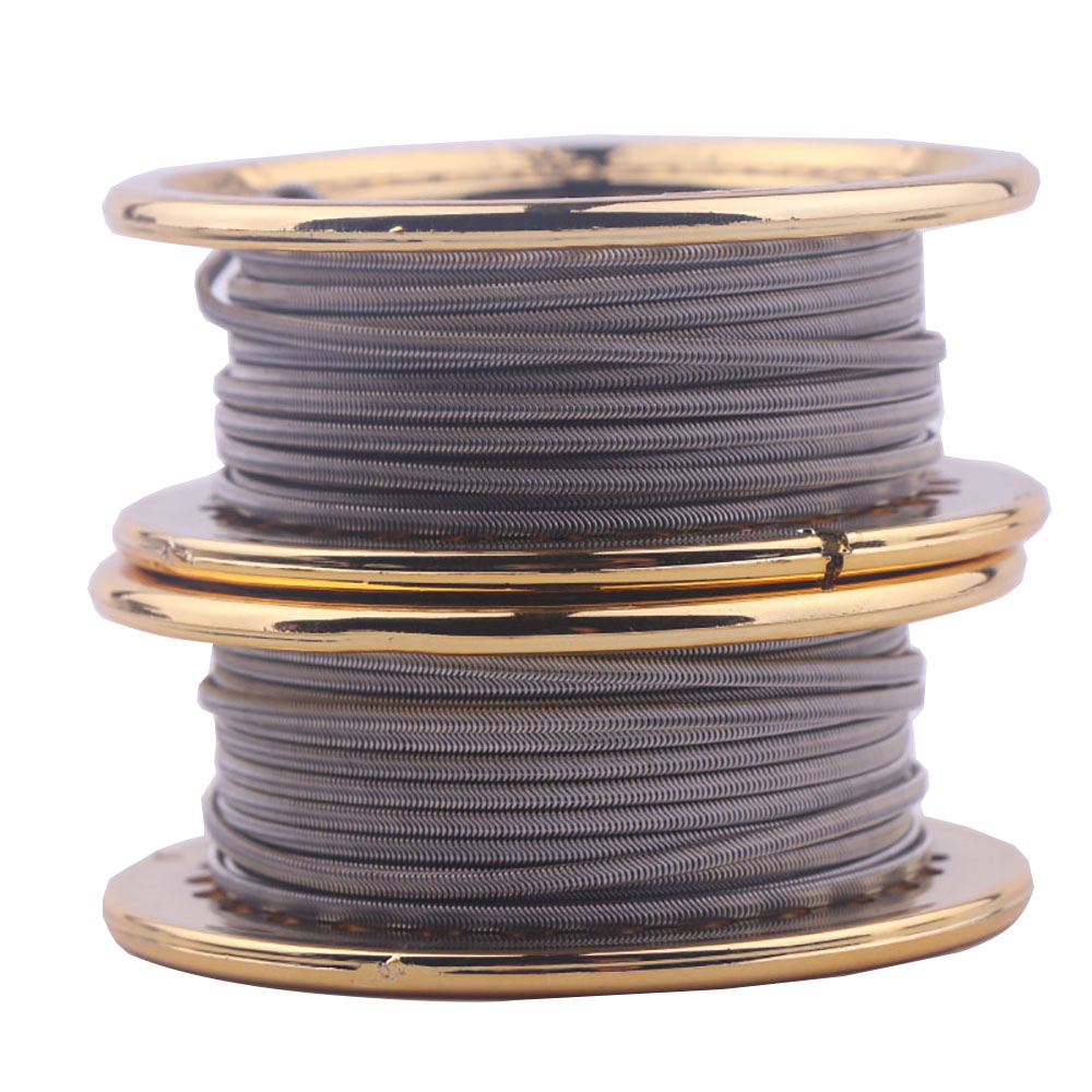 XFKM 5M/roll NI80/A1/SS316L Al - огляд і ціна Clapton Wire Pre Built