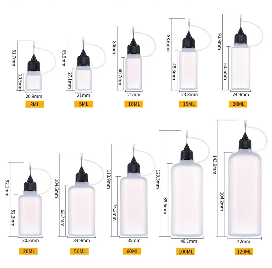 5-10pcs 5ml-120ml Empty Plasti - огляд і ціна Squonk Bottle Silicone