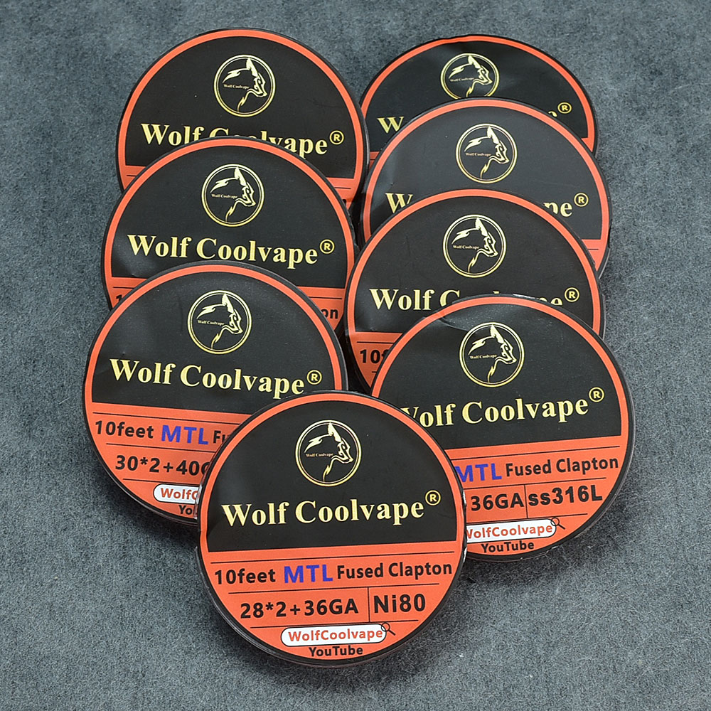 10Feet NI80/A1/SS316L MTL Fuse - огляд і ціна Clapton Wire Pre Built