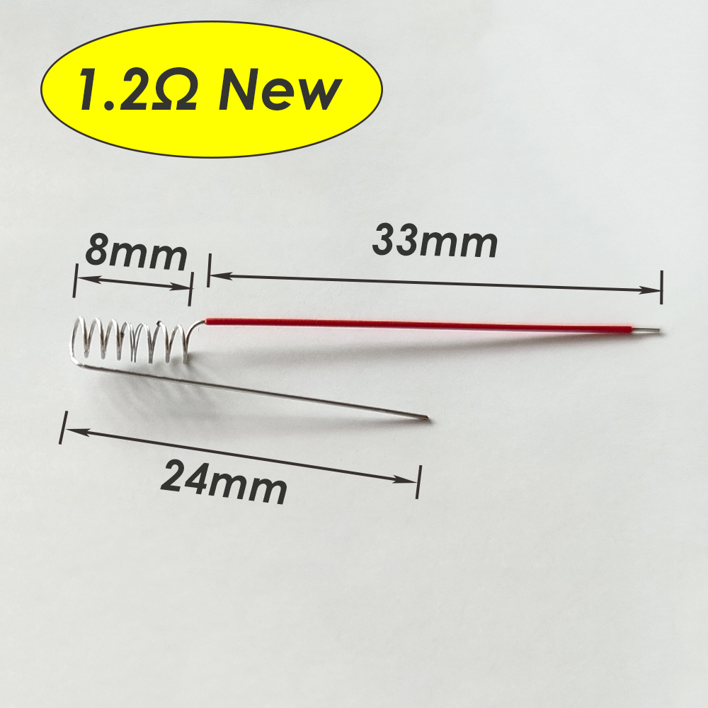 50/100pcs Resistance A1 1.2ohm - огляд і ціна Coil Building Kit