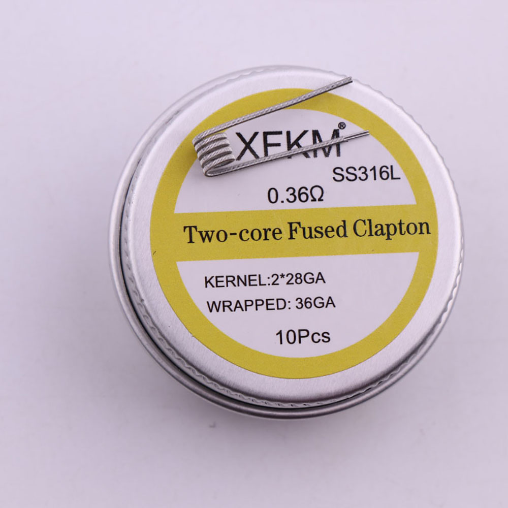 10pcs/box 3mm Spiral ID PreBui - огляд і ціна Clapton Wire Pre Built