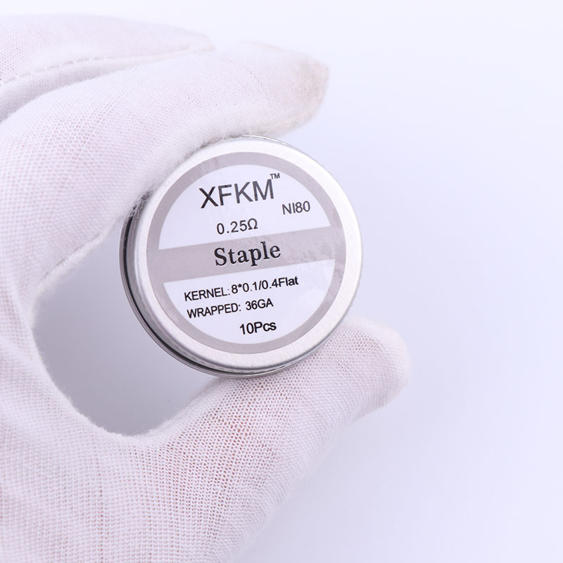 NEW XFKM 10pcs/box NI80 High D - огляд і ціна Clapton Wire Pre Built