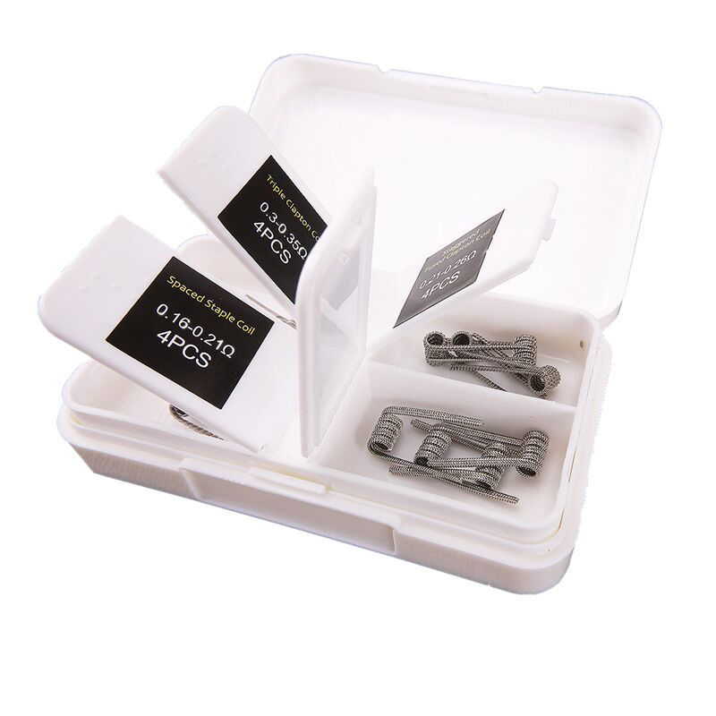 16pcs NI80 Fused Clapton Prebu - огляд і ціна Clapton Wire Pre Built